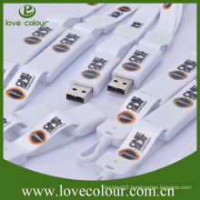 Custom Straps Neck Lanyard Heat Transfer Printing Lanyard with 2GB/4GB/8GB/16GB USB Flash Drive